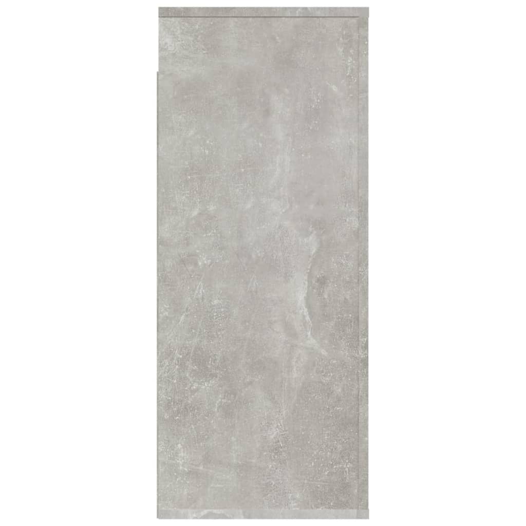 Seinäkaappi betoninharmaa 80x33x80 cm tekninen puu - Sisustajankoti.fi