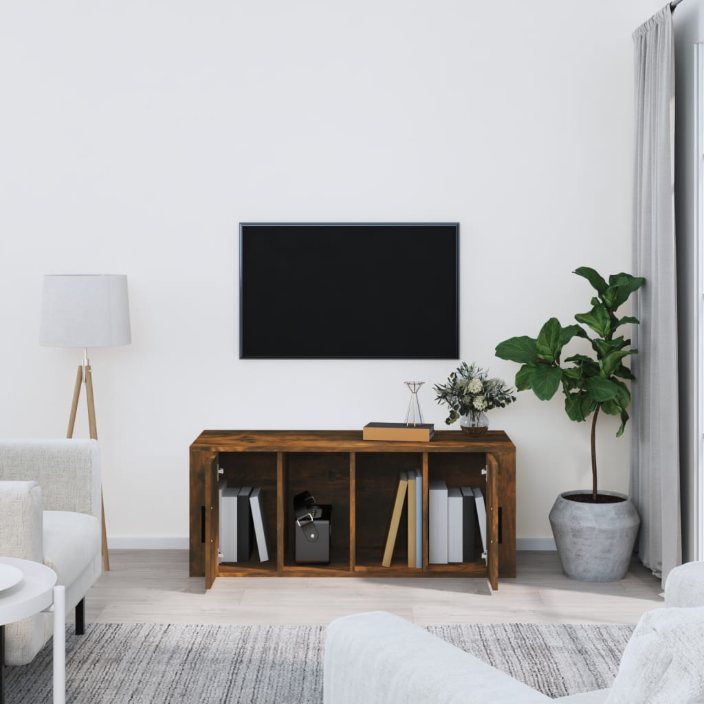 TV-taso savutammi 100x35x40 cm tekninen puu - Sisustajankoti.fi
