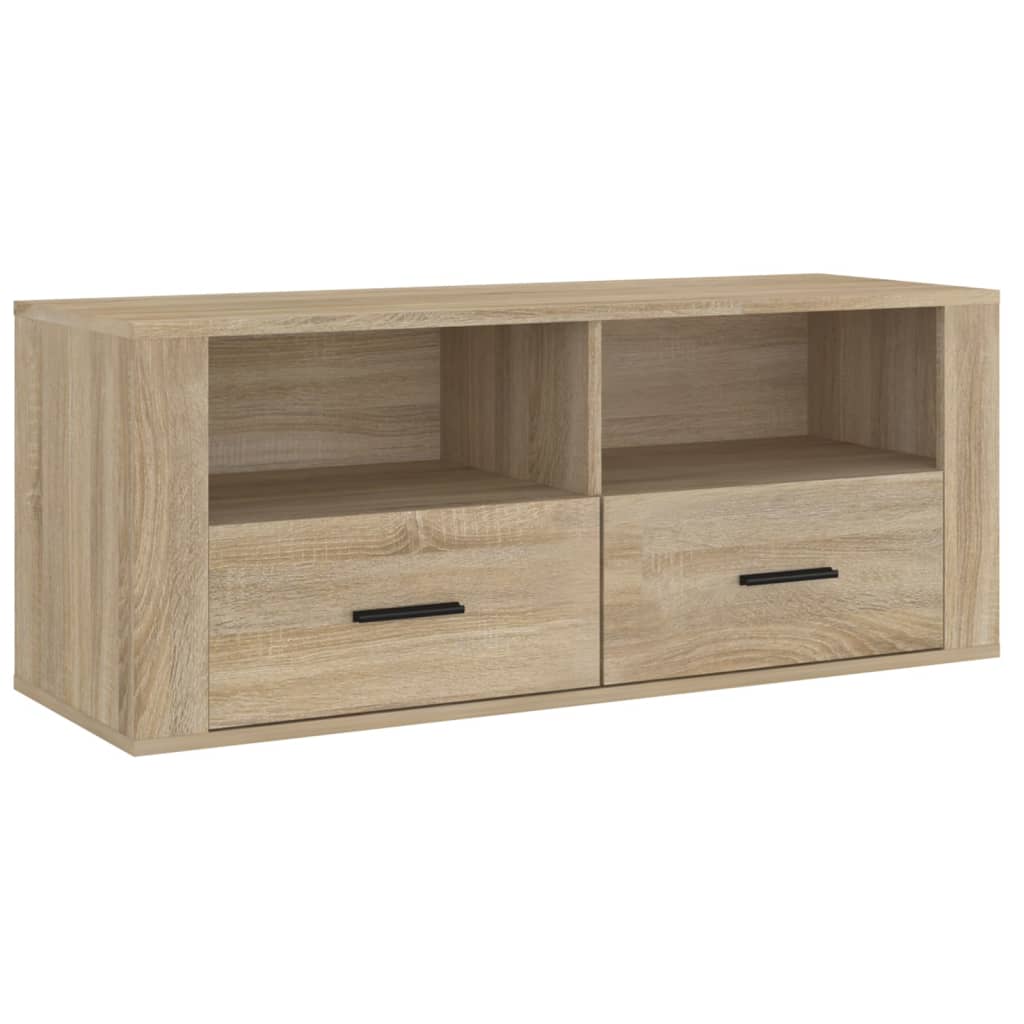 TV-taso Sonoma-tammi 100x35x40 cm tekninen puu - Sisustajankoti.fi