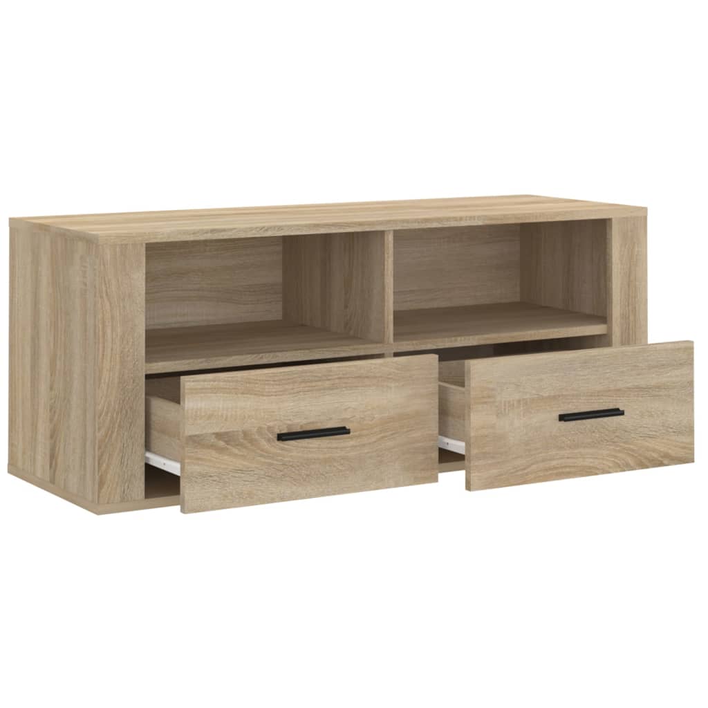 TV-taso Sonoma-tammi 100x35x40 cm tekninen puu - Sisustajankoti.fi