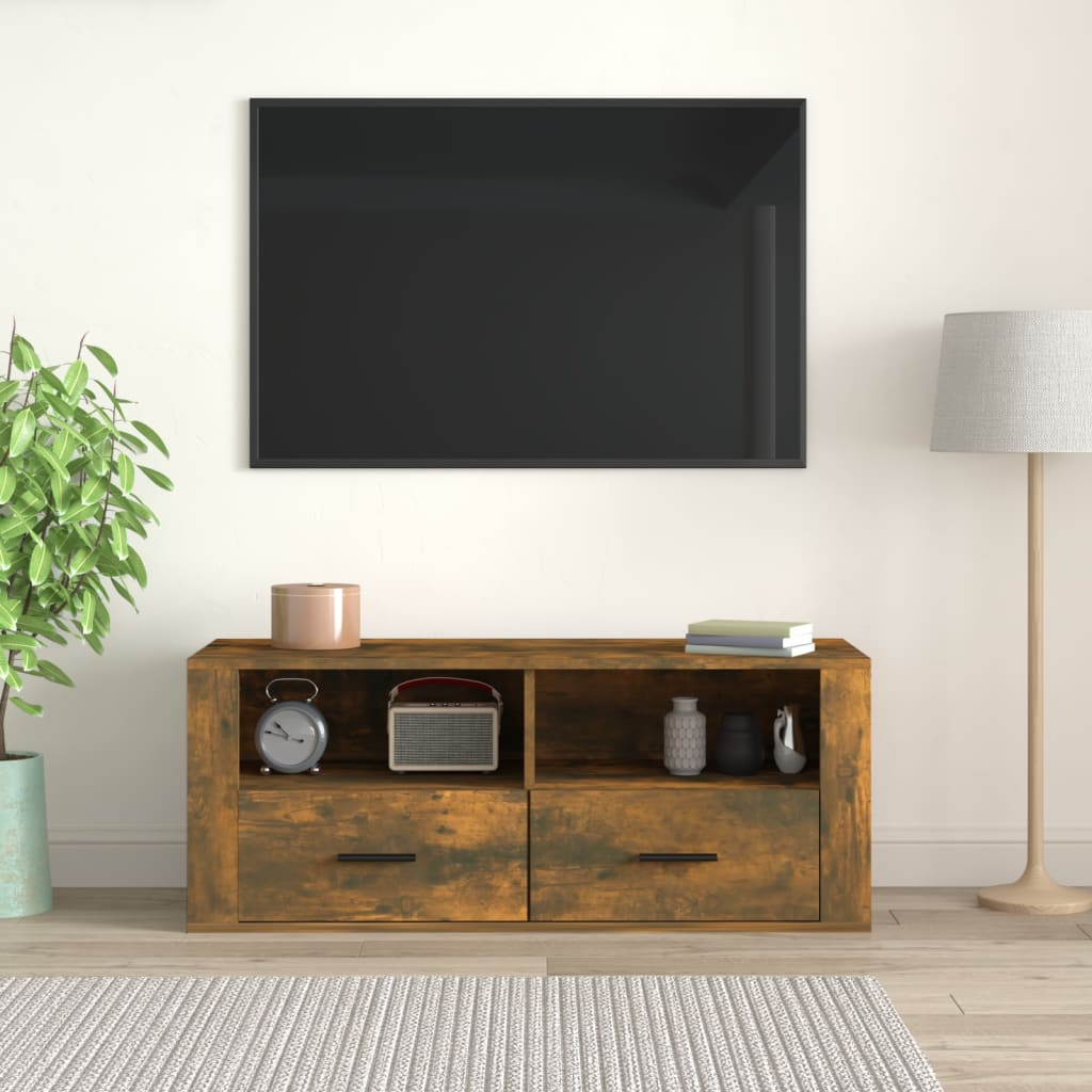 TV-taso savutammi 100x35x40 cm tekninen puu - Sisustajankoti.fi