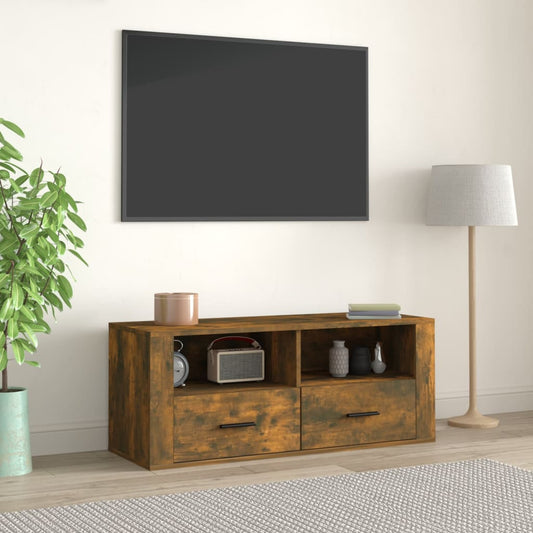 TV-taso savutammi 100x35x40 cm tekninen puu - Sisustajankoti.fi