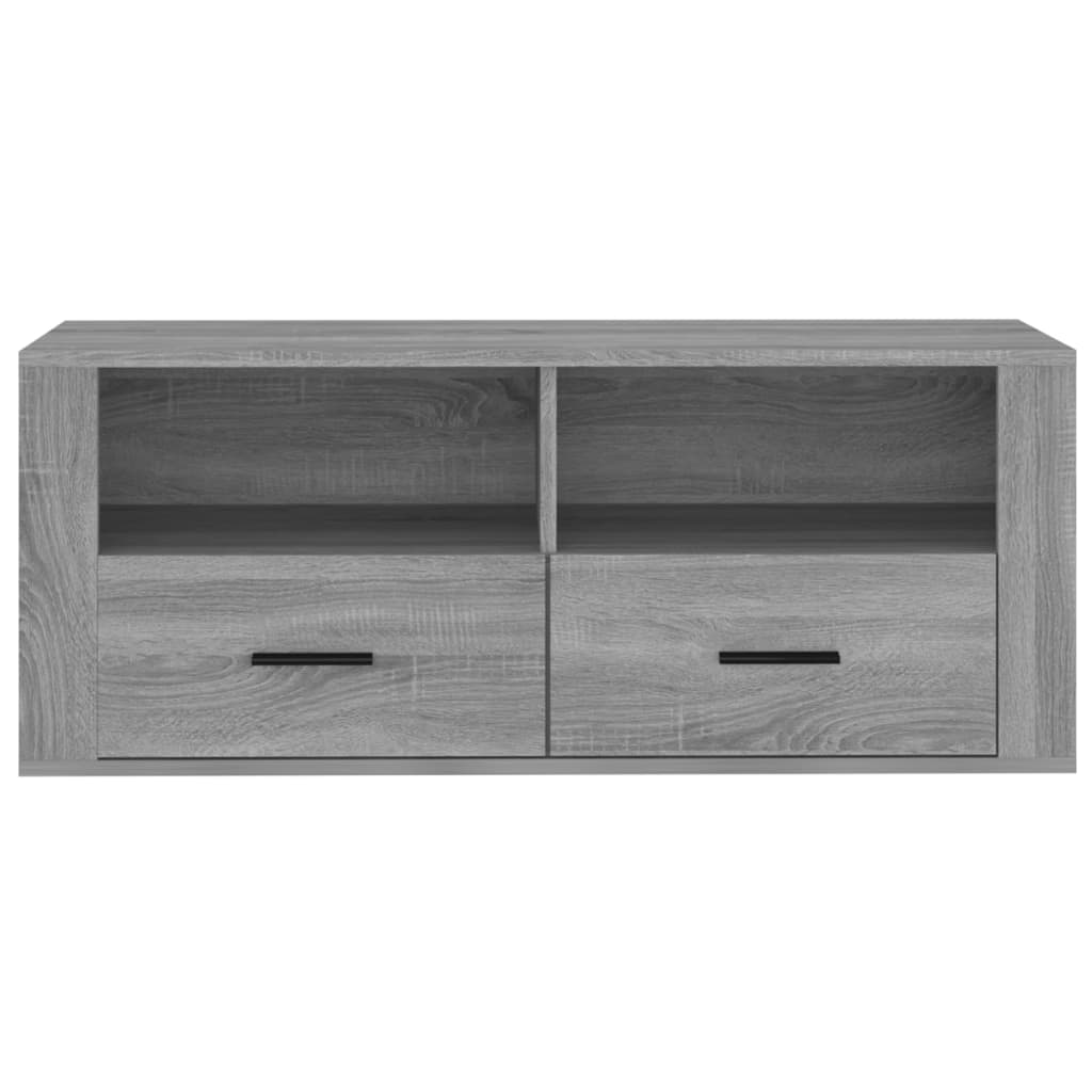 TV-taso harmaa Sonoma 100x35x40 cm tekninen puu - Sisustajankoti.fi