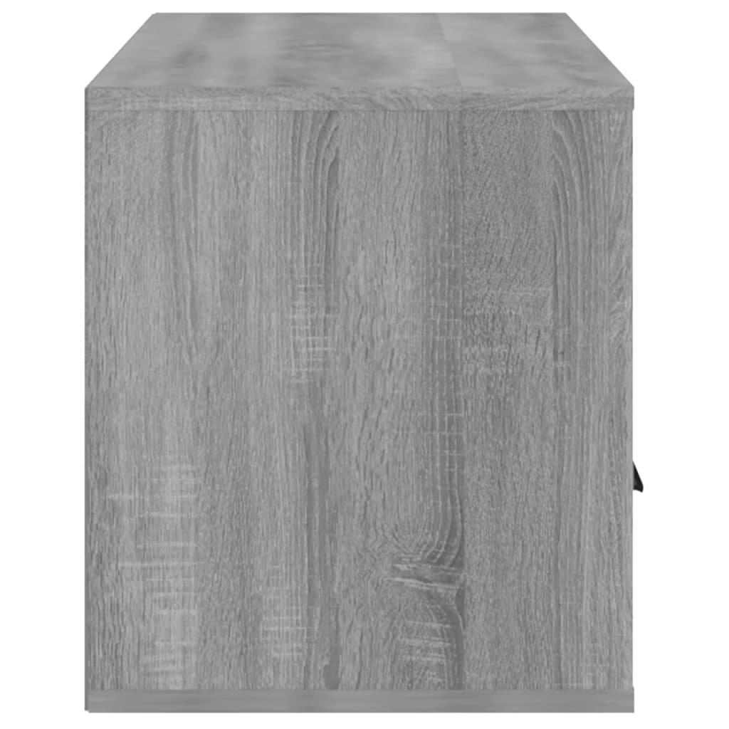 TV-taso harmaa Sonoma 100x35x40 cm tekninen puu - Sisustajankoti.fi