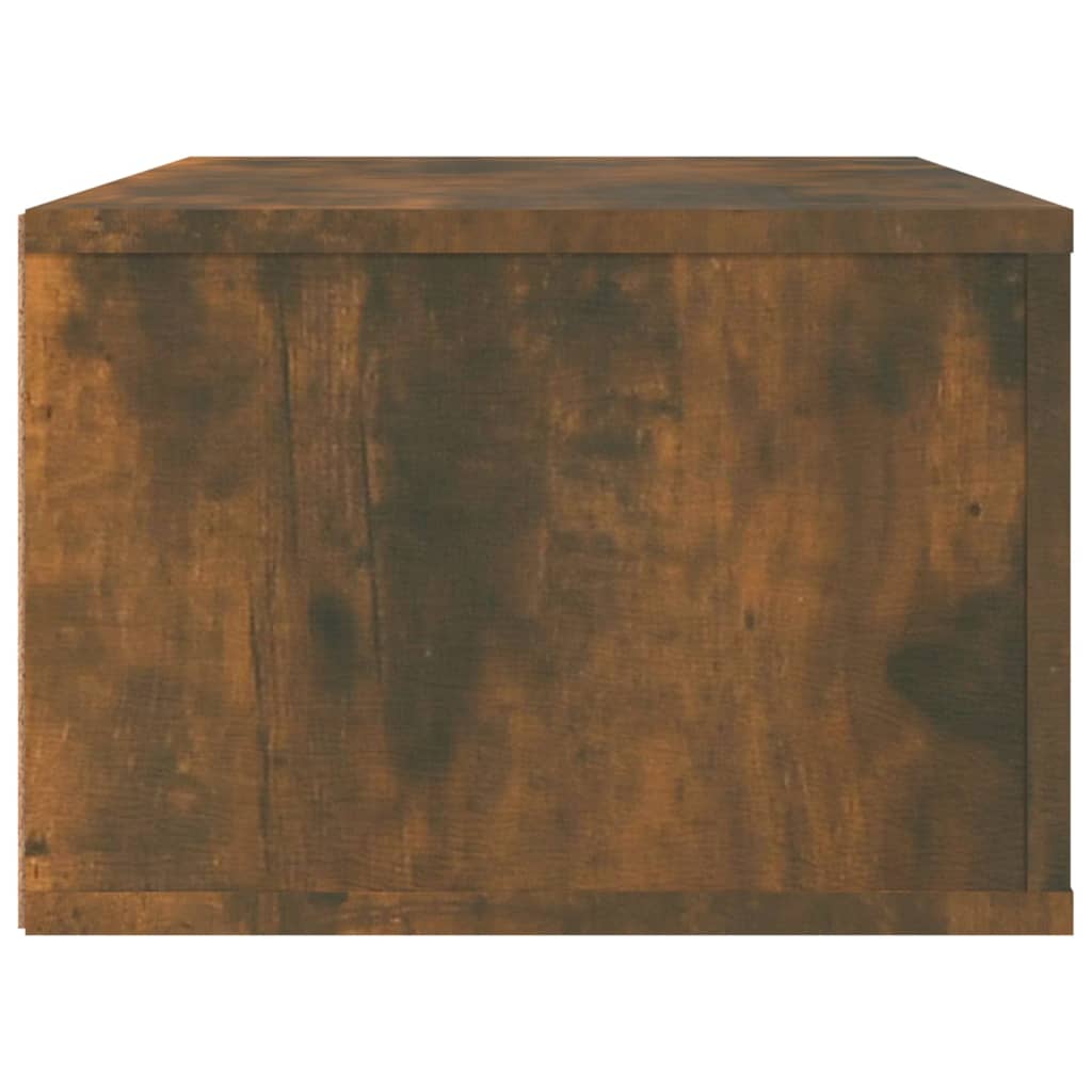 Seinäkiinnitettävä TV-taso savutammi 80x36x25 cm tekninen puu - Sisustajankoti.fi