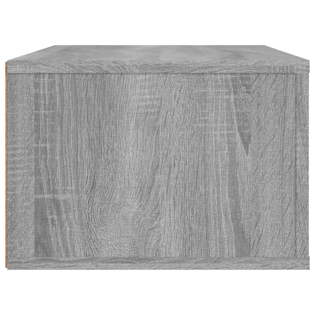 Seinä TV-taso harmaa Sonoma 80x36x25 cm tekninen puu - Sisustajankoti.fi