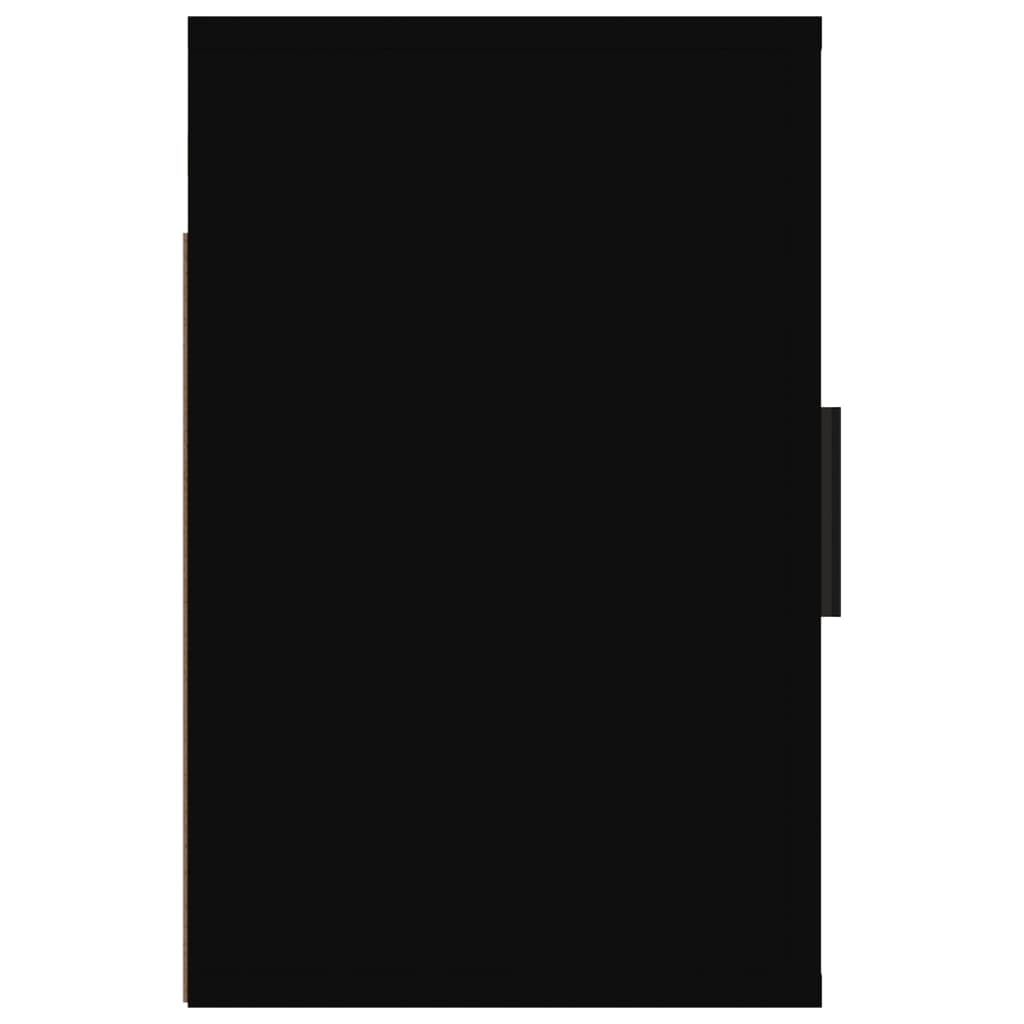 Seinäkiinnitettävä yöpöytä musta 50x30x47 cm - Sisustajankoti.fi