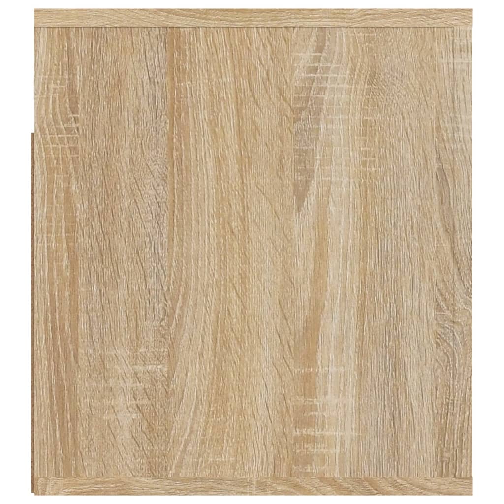 Seinäkiinnitettävät yöpöydät 2 kpl Sonoma-tammi 50x36x40 cm - Sisustajankoti.fi
