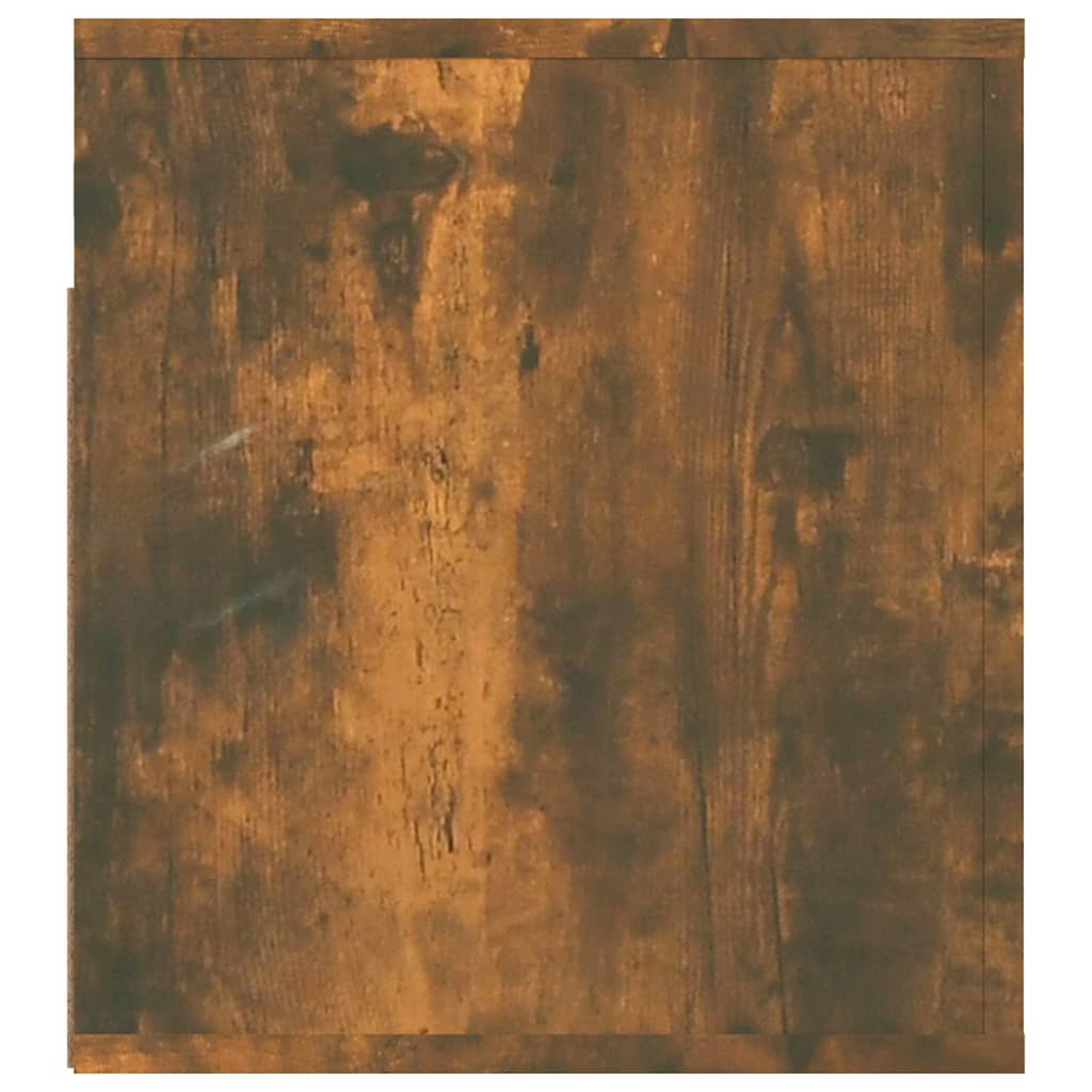 Seinäkiinnitettävä yöpöytä savutammi 50x36x40 cm - Sisustajankoti.fi