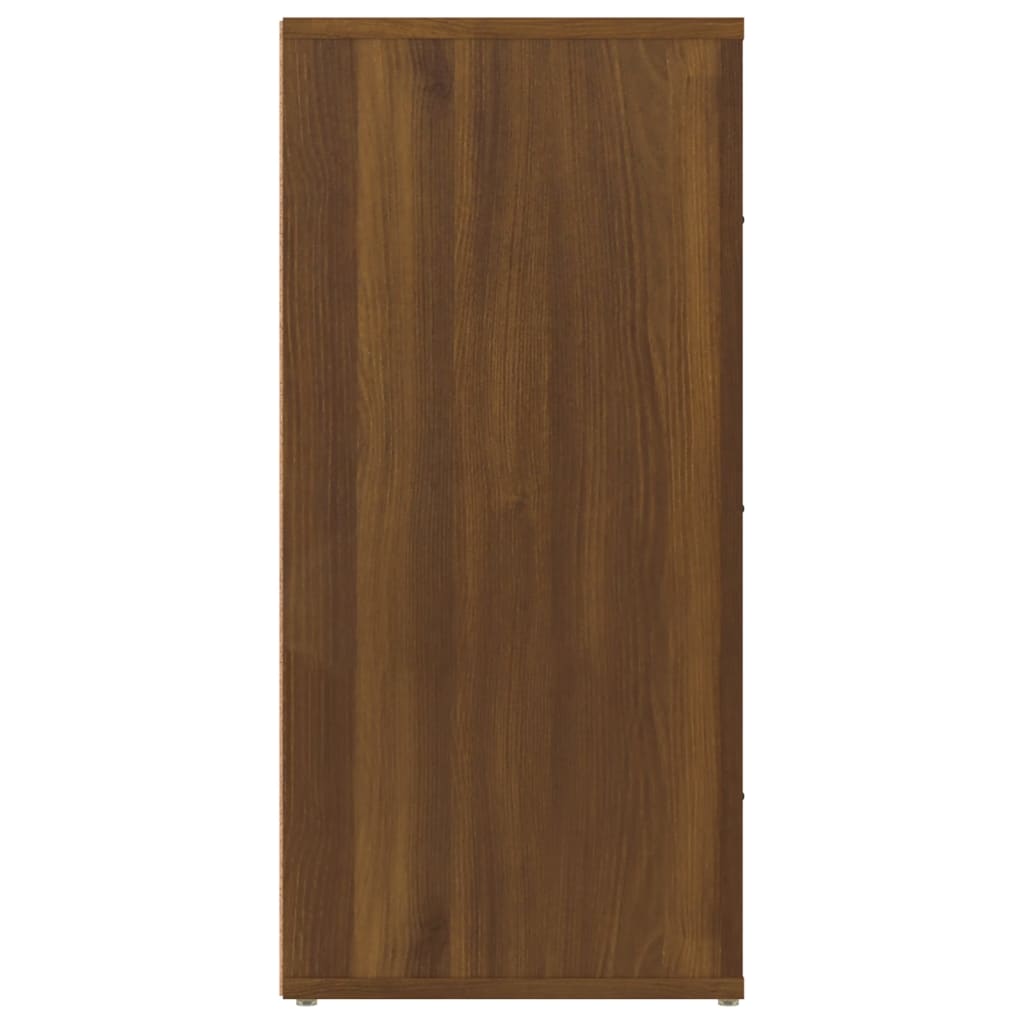 Senkki ruskea tammi 40x33x70 cm tekninen puu - Sisustajankoti.fi