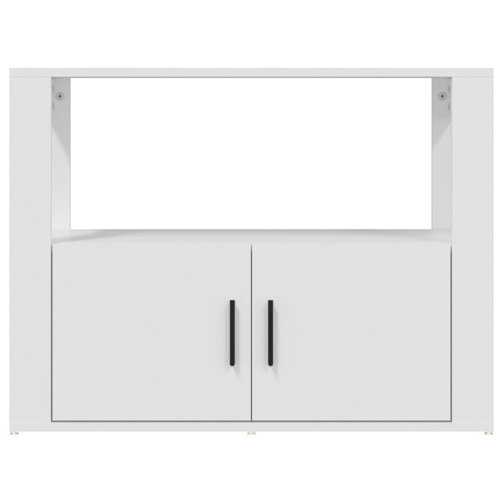 Senkki valkoinen 80x30x60 cm tekninen puu - Sisustajankoti.fi