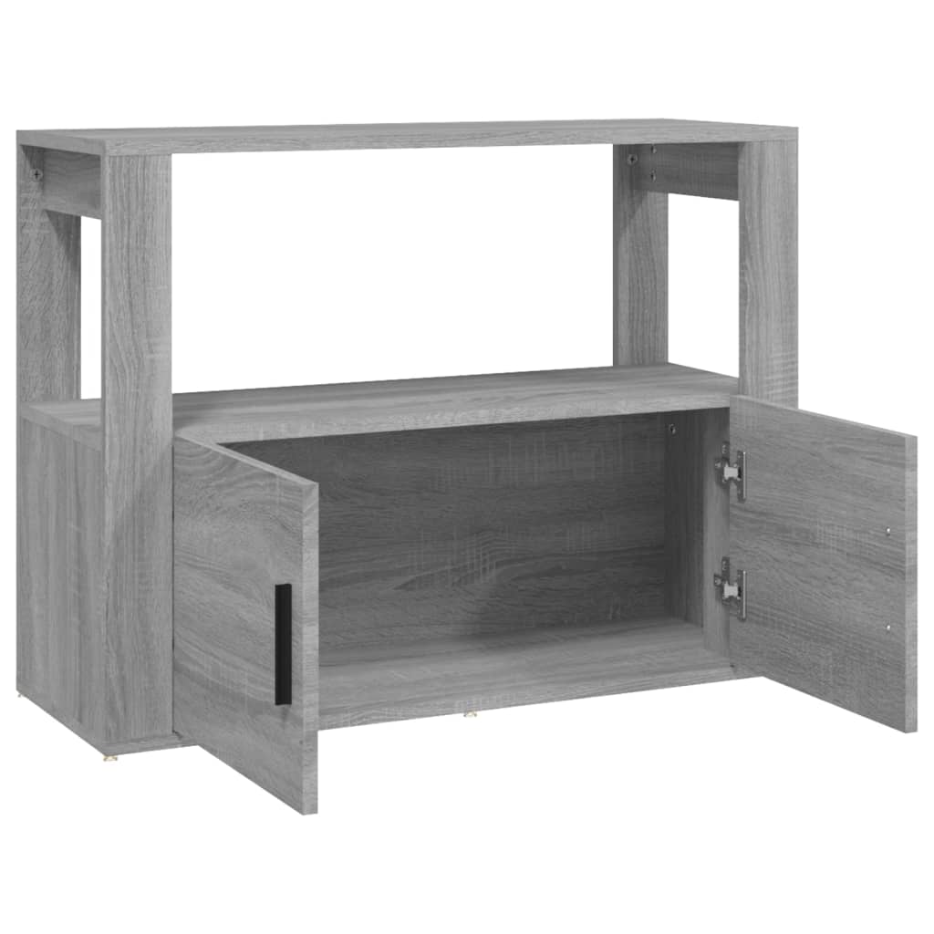 Senkki harmaa Sonoma 80x30x60 cm tekninen puu - Sisustajankoti.fi