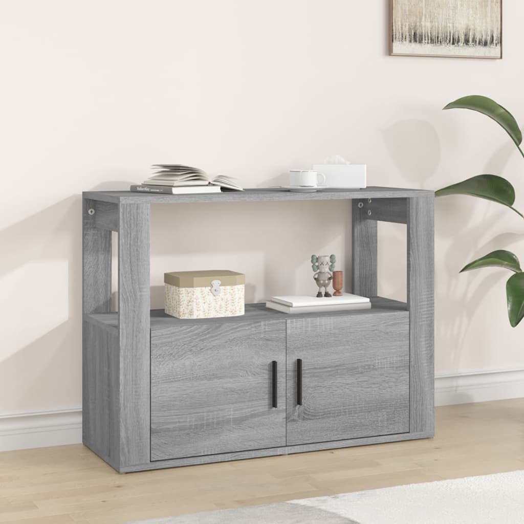 Senkki harmaa Sonoma 80x30x60 cm tekninen puu - Sisustajankoti.fi