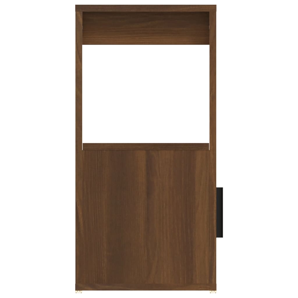 Senkki ruskea tammi 80x30x60 cm tekninen puu - Sisustajankoti.fi