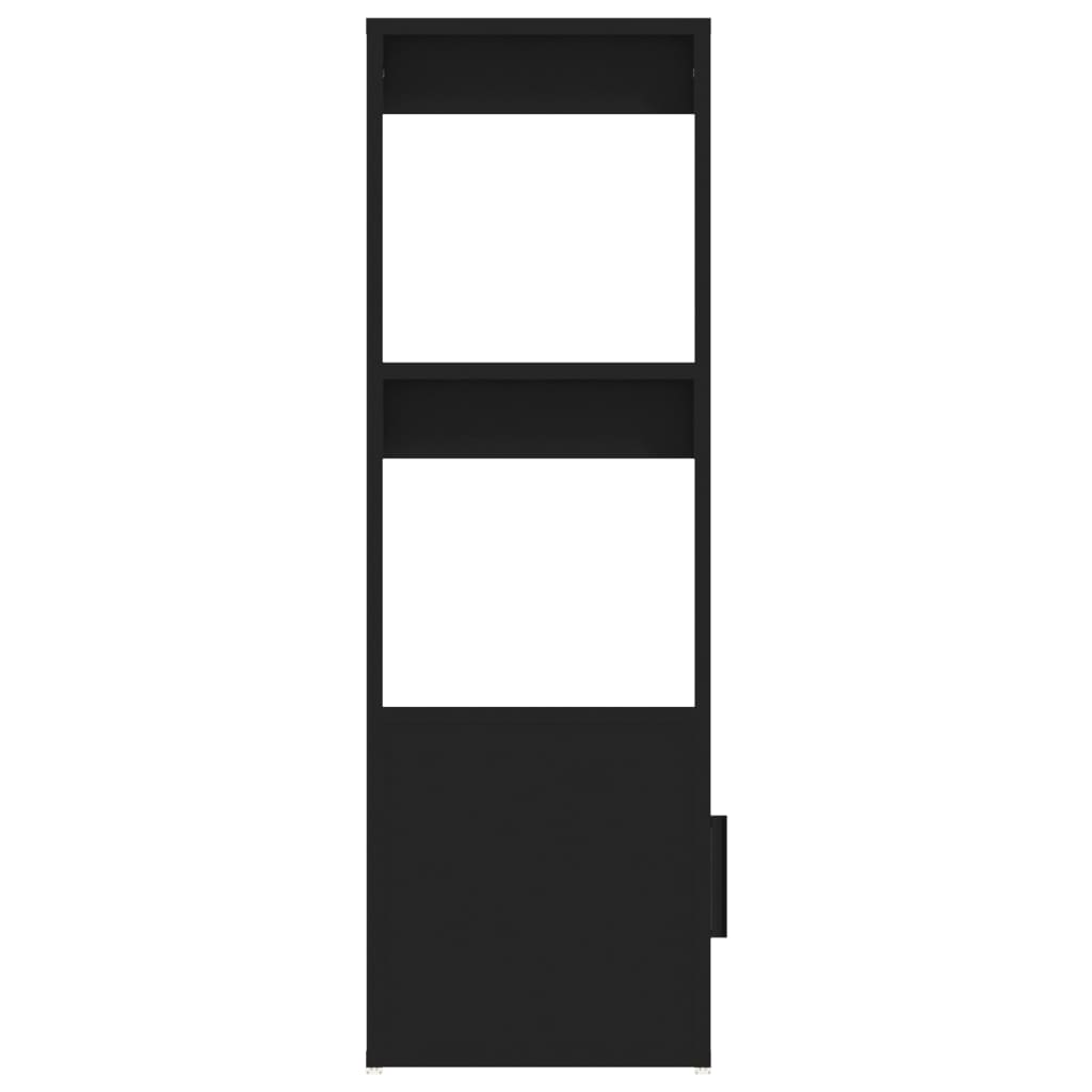 Senkki musta 80x30x90 cm tekninen puu - Sisustajankoti.fi