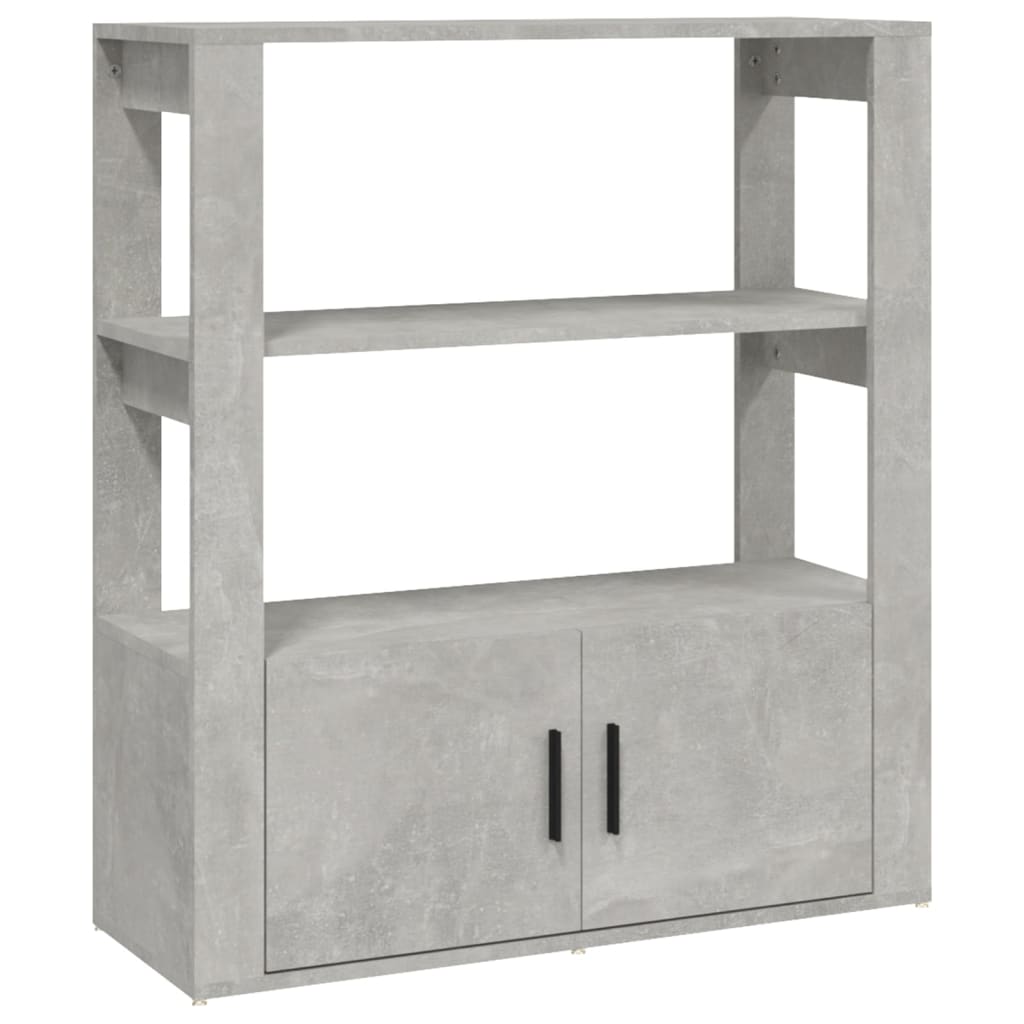 Senkki betoninharmaa 80x30x90 cm tekninen puu - Sisustajankoti.fi