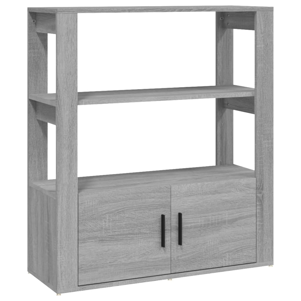 Senkki harmaa Sonoma 80x30x90 cm tekninen puu - Sisustajankoti.fi