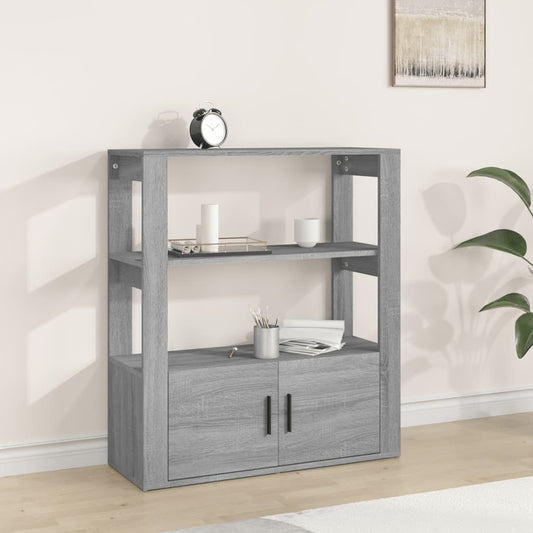 Senkki harmaa Sonoma 80x30x90 cm tekninen puu - Sisustajankoti.fi