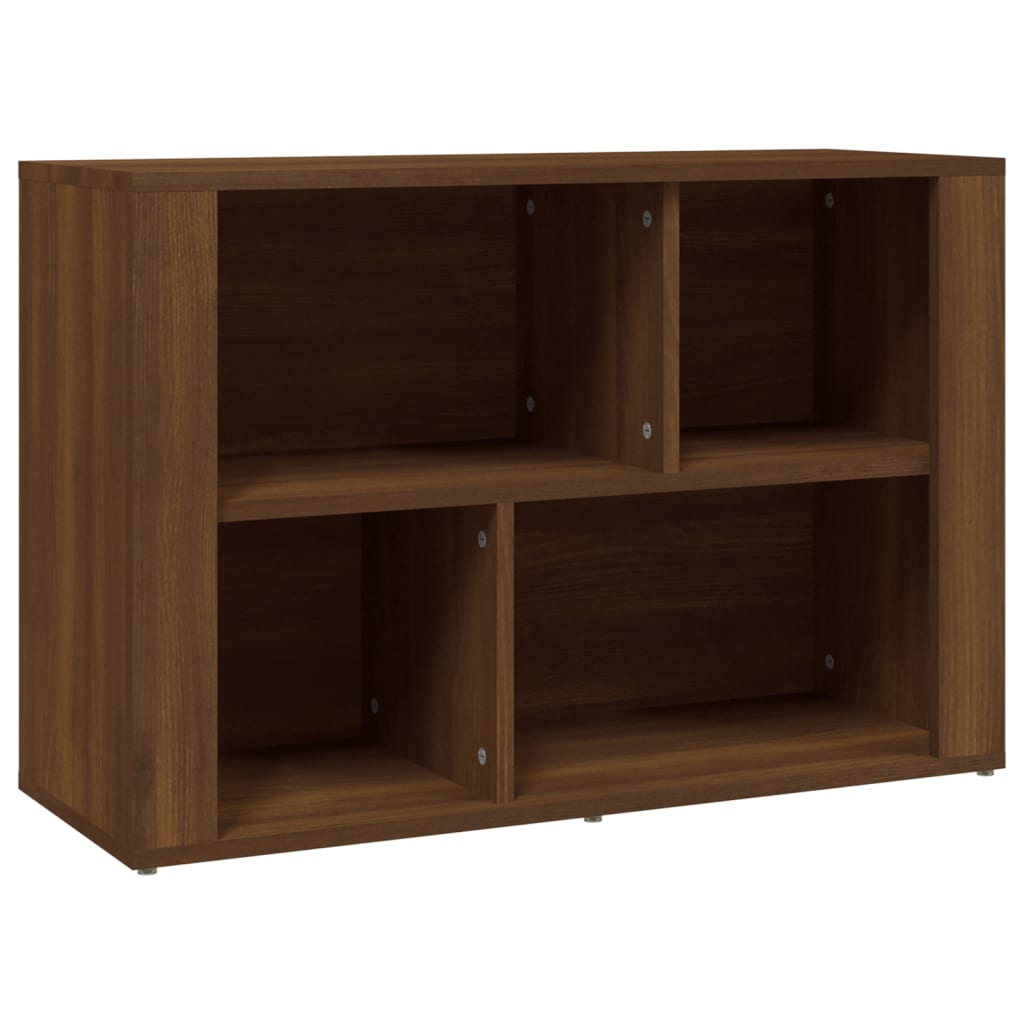 Senkki ruskea tammi 80x30x54 cm tekninen puu - Sisustajankoti.fi