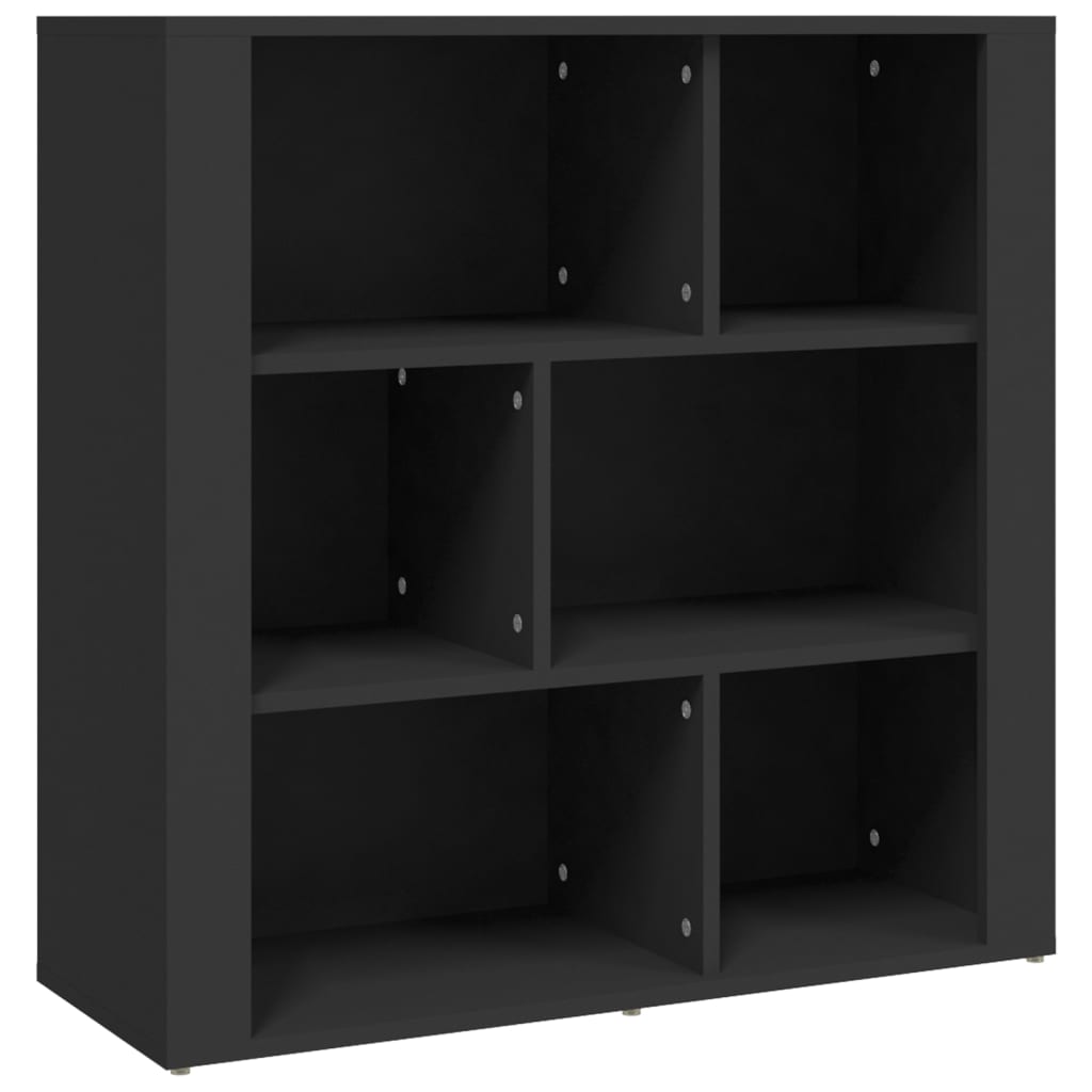 Senkki musta 80x30x80 cm tekninen puu - Sisustajankoti.fi