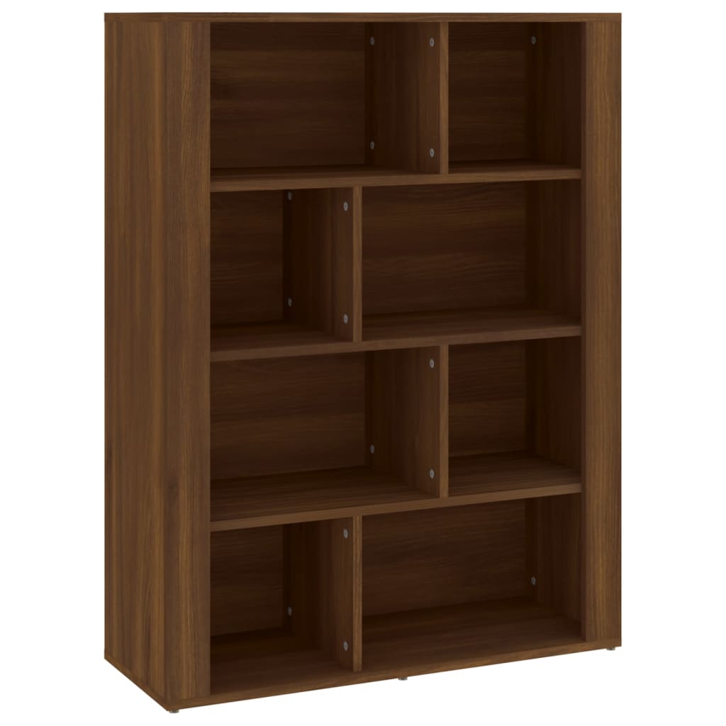 Senkki ruskea tammi 80x30x106 cm tekninen puu - Sisustajankoti.fi