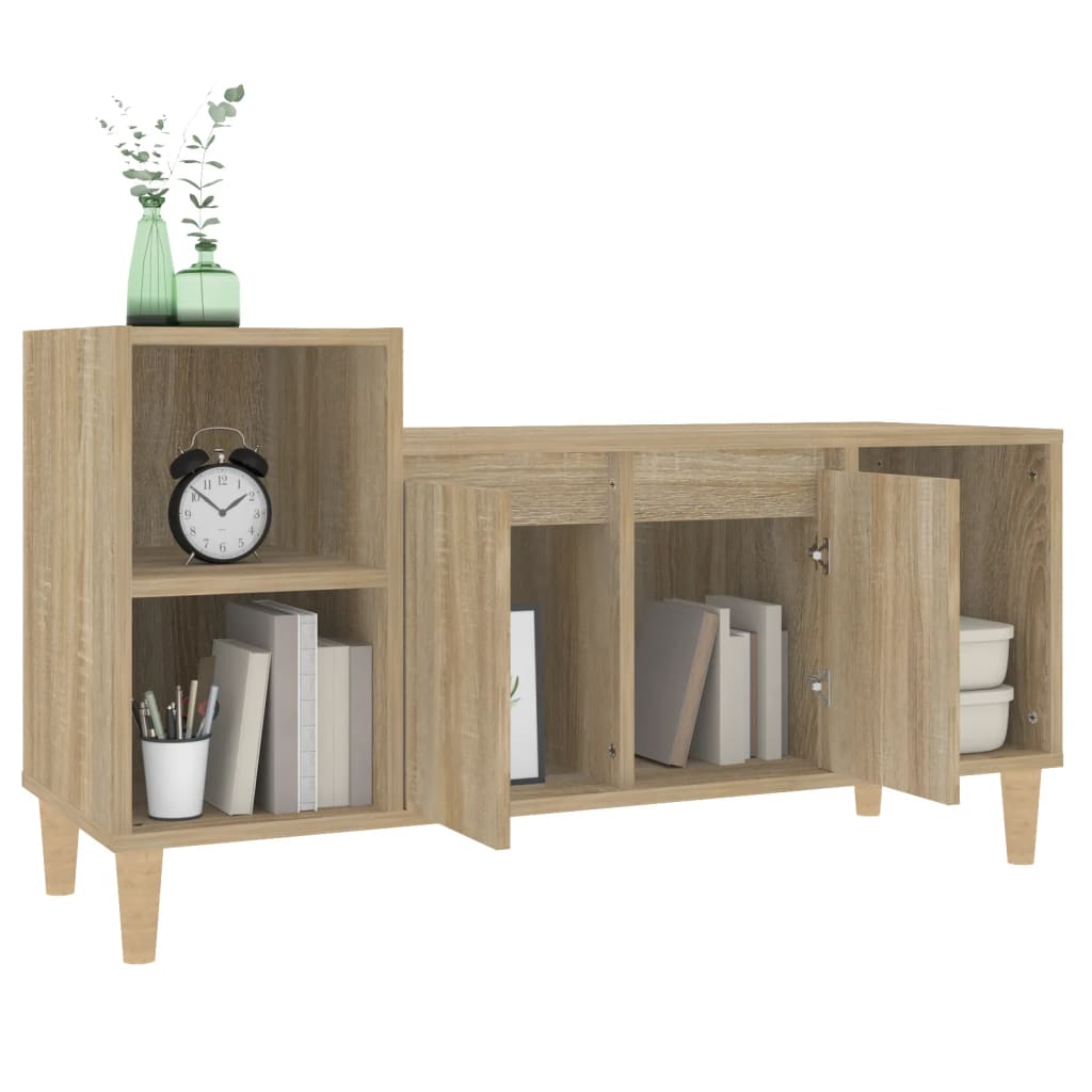 TV-taso Sonoma-tammi 100x35x55 cm tekninen puu - Sisustajankoti.fi