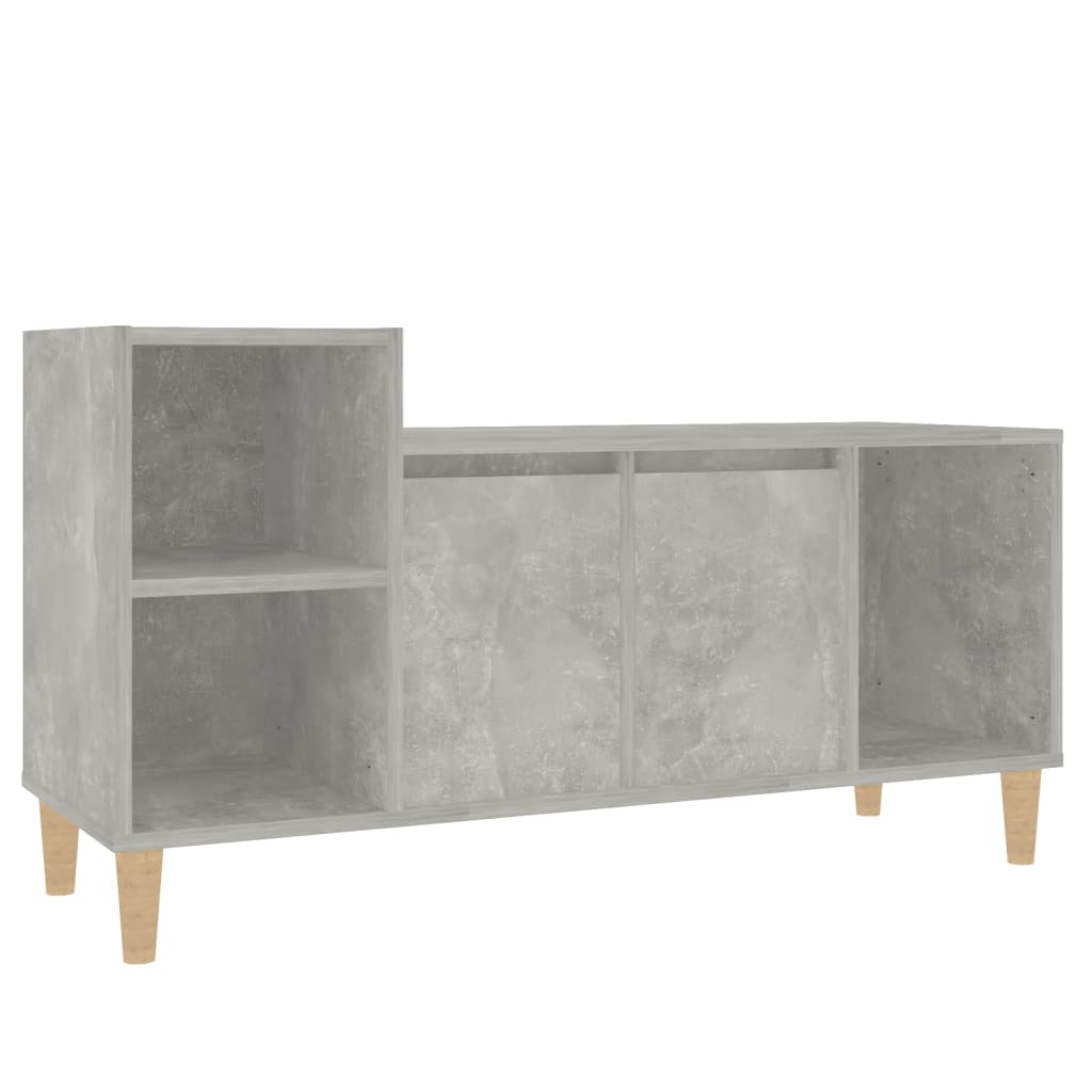TV-taso betoninharmaa 100x35x55 cm tekninen puu - Sisustajankoti.fi