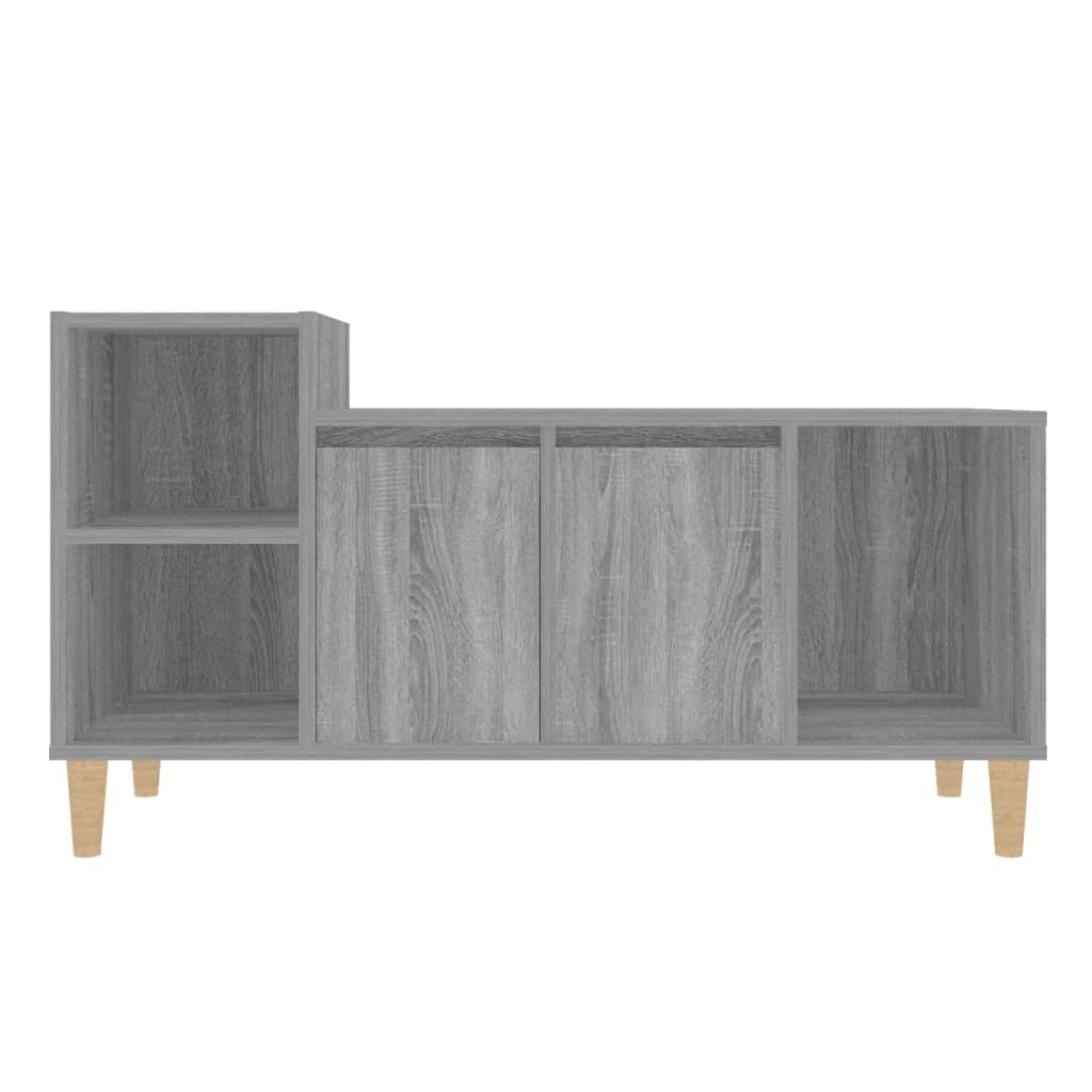 TV-taso harmaa Sonoma 100x35x55 cm tekninen puu - Sisustajankoti.fi
