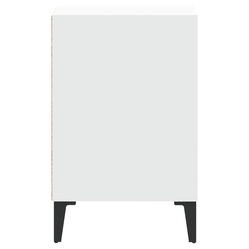 TV-taso valkoinen 100x35x55 cm tekninen puu - Sisustajankoti.fi