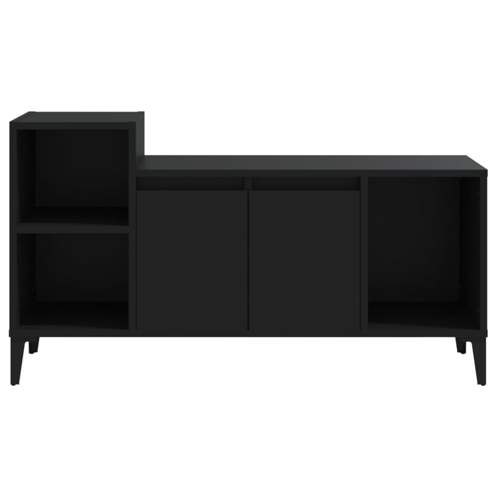 TV-taso musta 100x35x55 cm tekninen puu - Sisustajankoti.fi