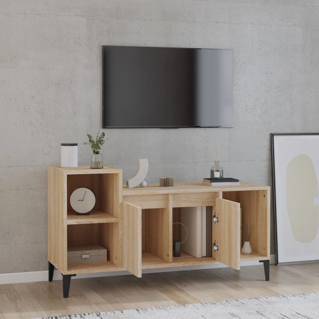 TV-taso Sonoma-tammi 100x35x55 cm tekninen puu - Sisustajankoti.fi