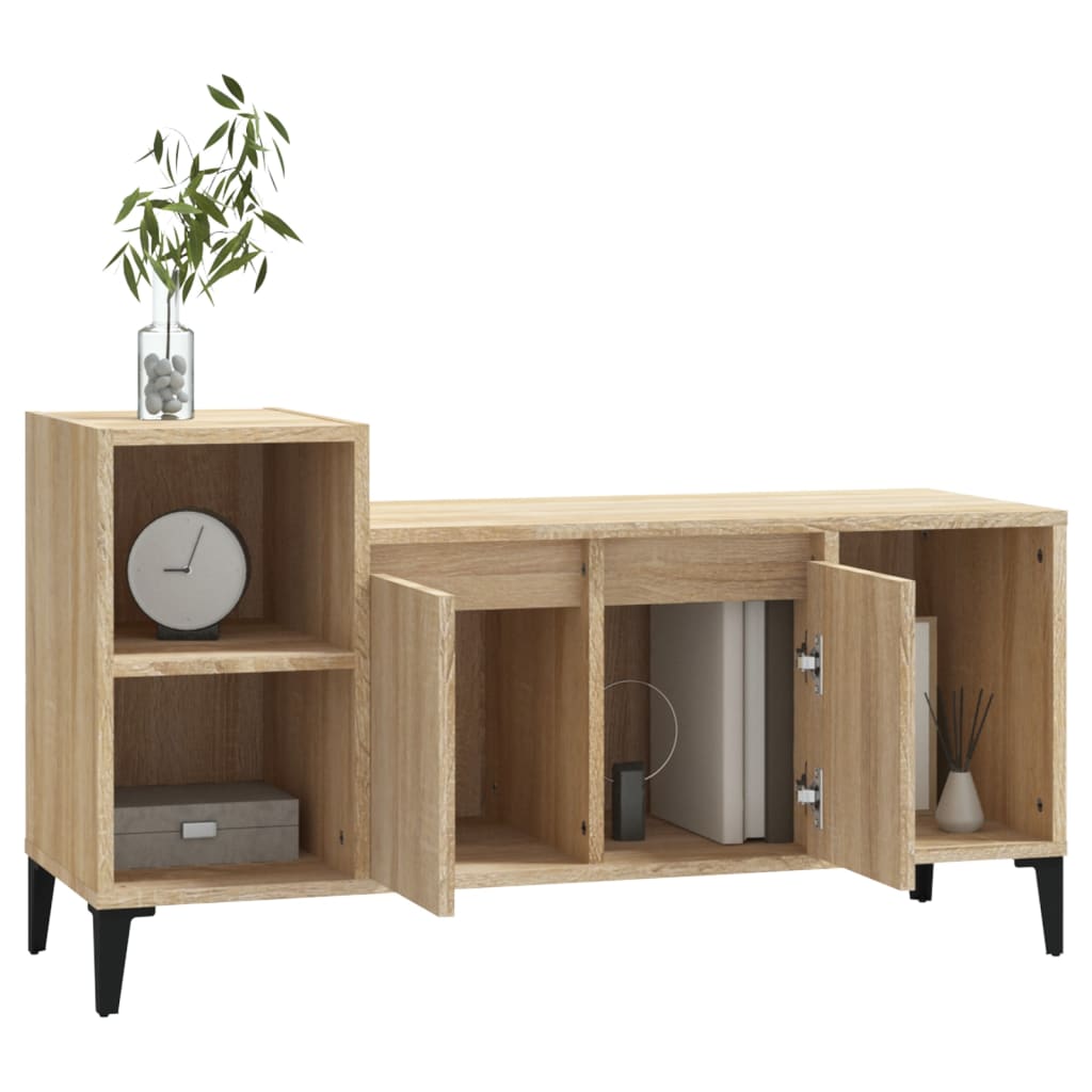 TV-taso Sonoma-tammi 100x35x55 cm tekninen puu - Sisustajankoti.fi