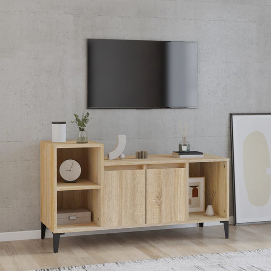 TV-taso Sonoma-tammi 100x35x55 cm tekninen puu - Sisustajankoti.fi