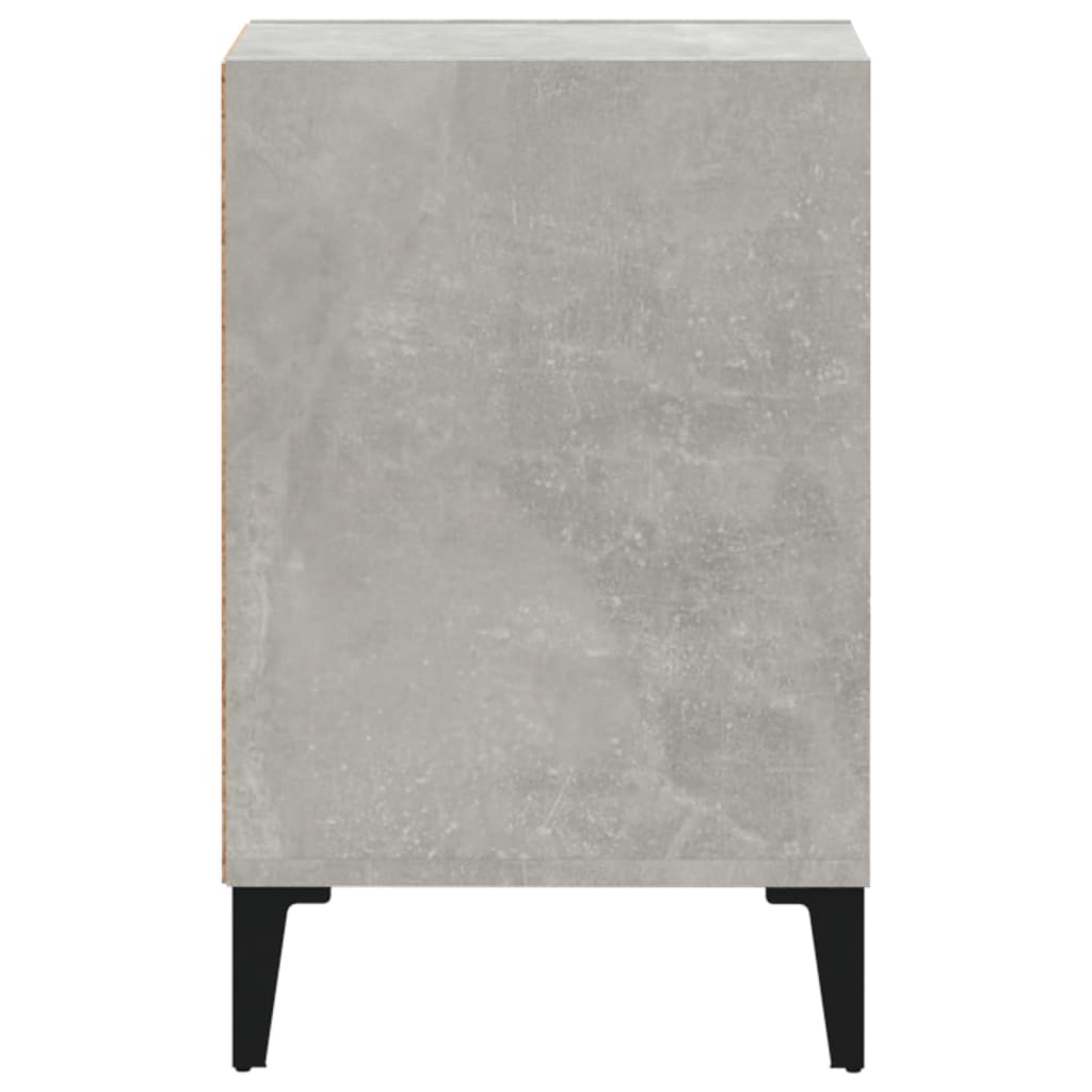 TV-taso betoninharmaa 100x35x55 cm tekninen puu - Sisustajankoti.fi