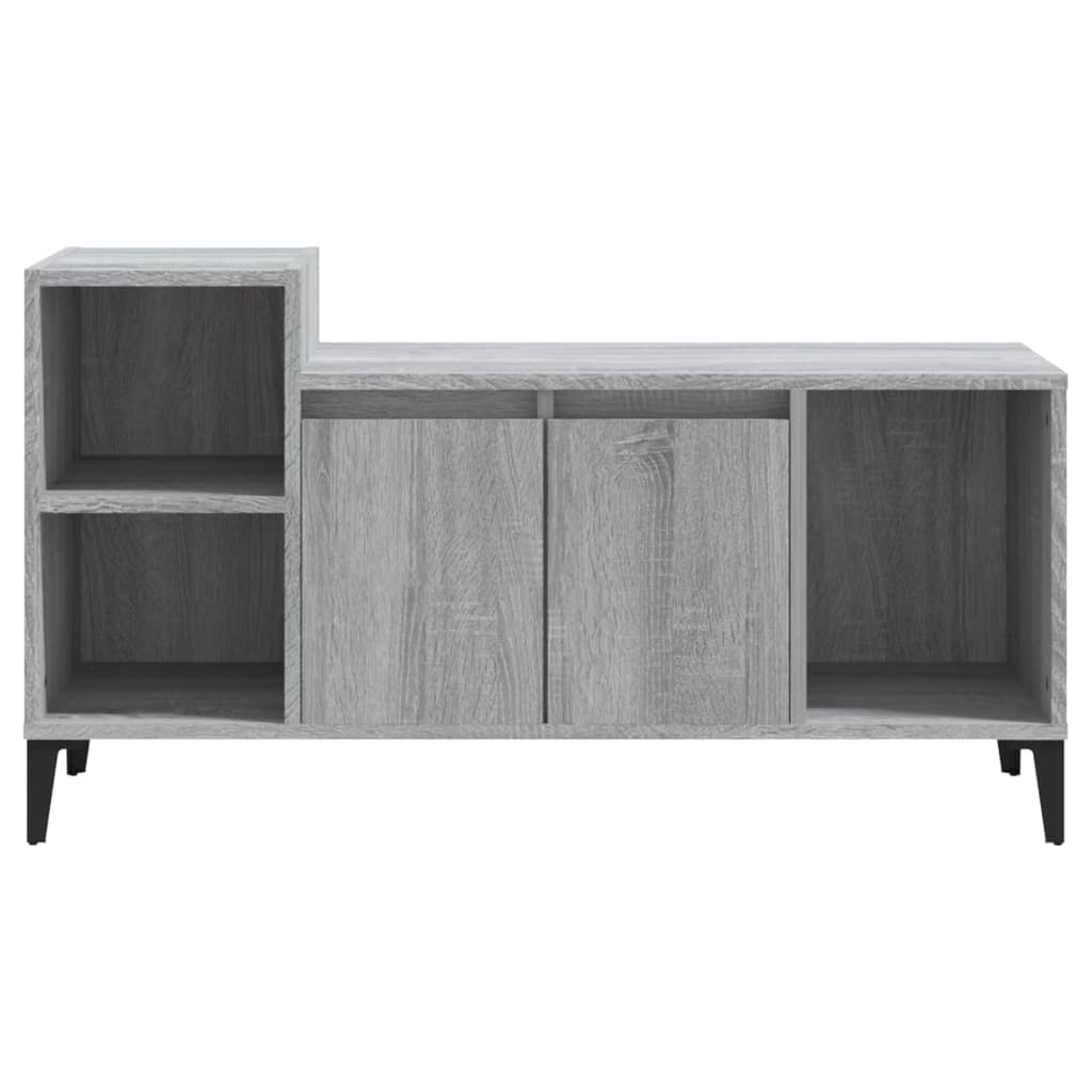 TV-taso harmaa Sonoma 100x35x55 cm tekninen puu - Sisustajankoti.fi