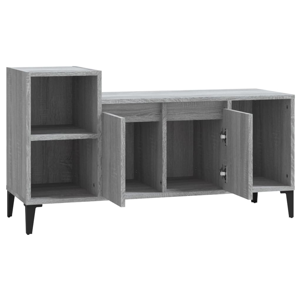 TV-taso harmaa Sonoma 100x35x55 cm tekninen puu - Sisustajankoti.fi