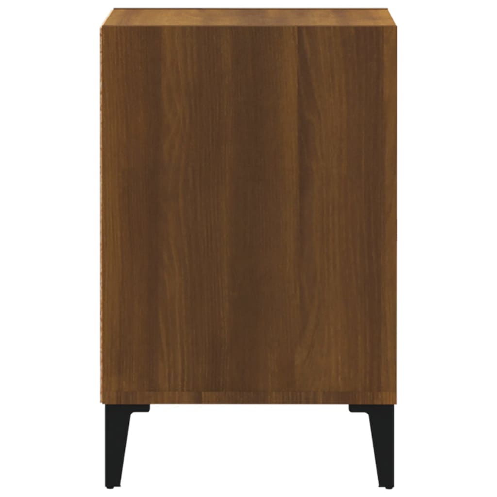 TV-taso ruskea tammi 100x35x55 cm tekninen puu - Sisustajankoti.fi