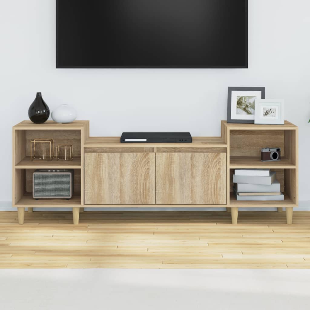 TV-taso Sonoma-tammi 160x35x55 cm tekninen puu - Sisustajankoti.fi