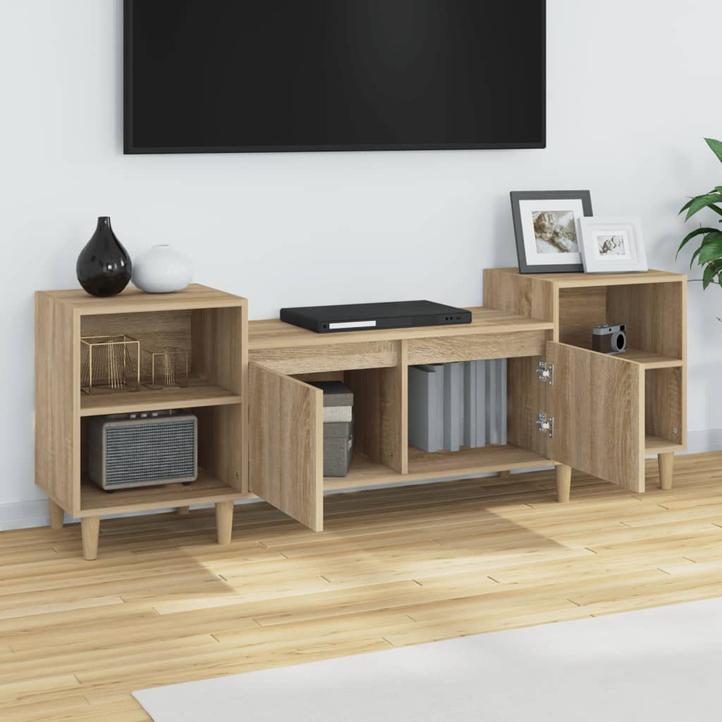 TV-taso Sonoma-tammi 160x35x55 cm tekninen puu - Sisustajankoti.fi
