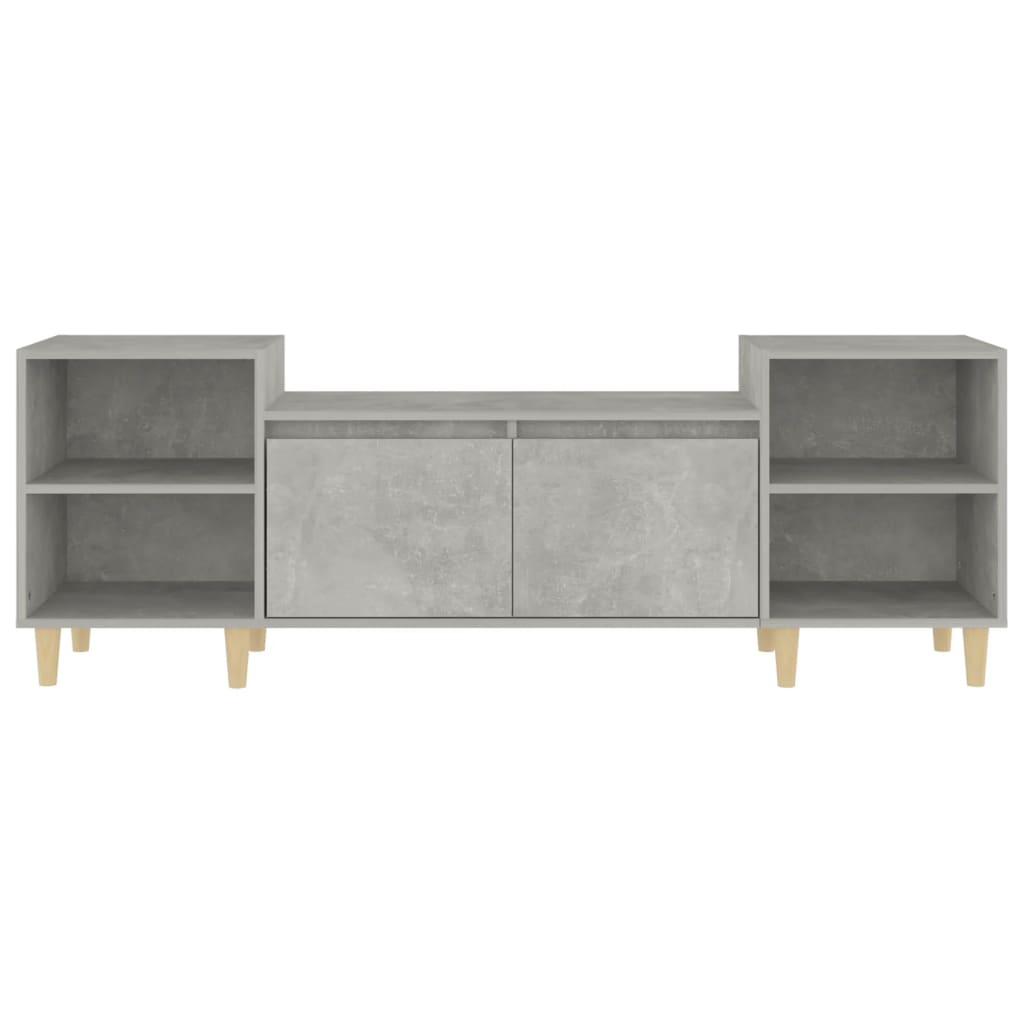 TV-taso betoninharmaa 160x35x55 cm tekninen puu - Sisustajankoti.fi