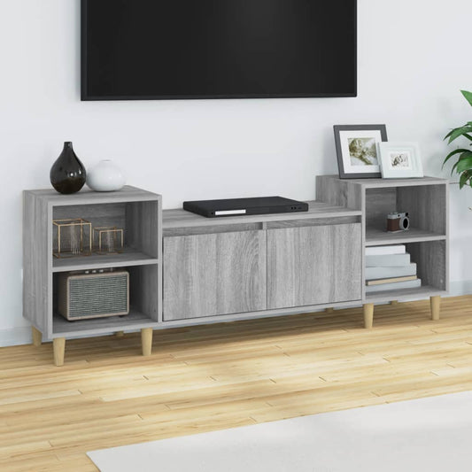 TV-taso harmaa Sonoma 160x35x55 cm tekninen puu - Sisustajankoti.fi