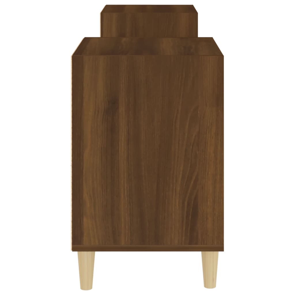 TV-taso ruskea tammi 160x35x55 cm tekninen puu - Sisustajankoti.fi