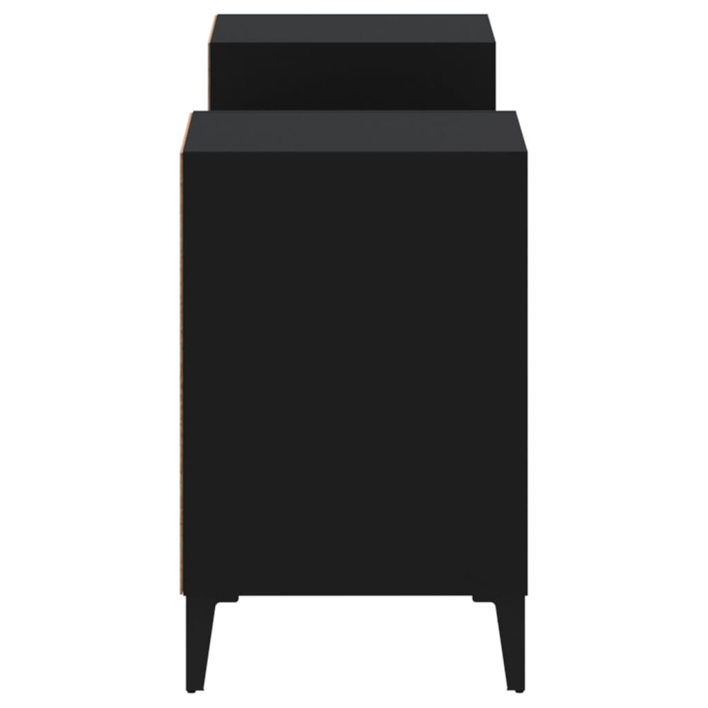 TV-taso musta 160x35x55 cm tekninen puu - Sisustajankoti.fi