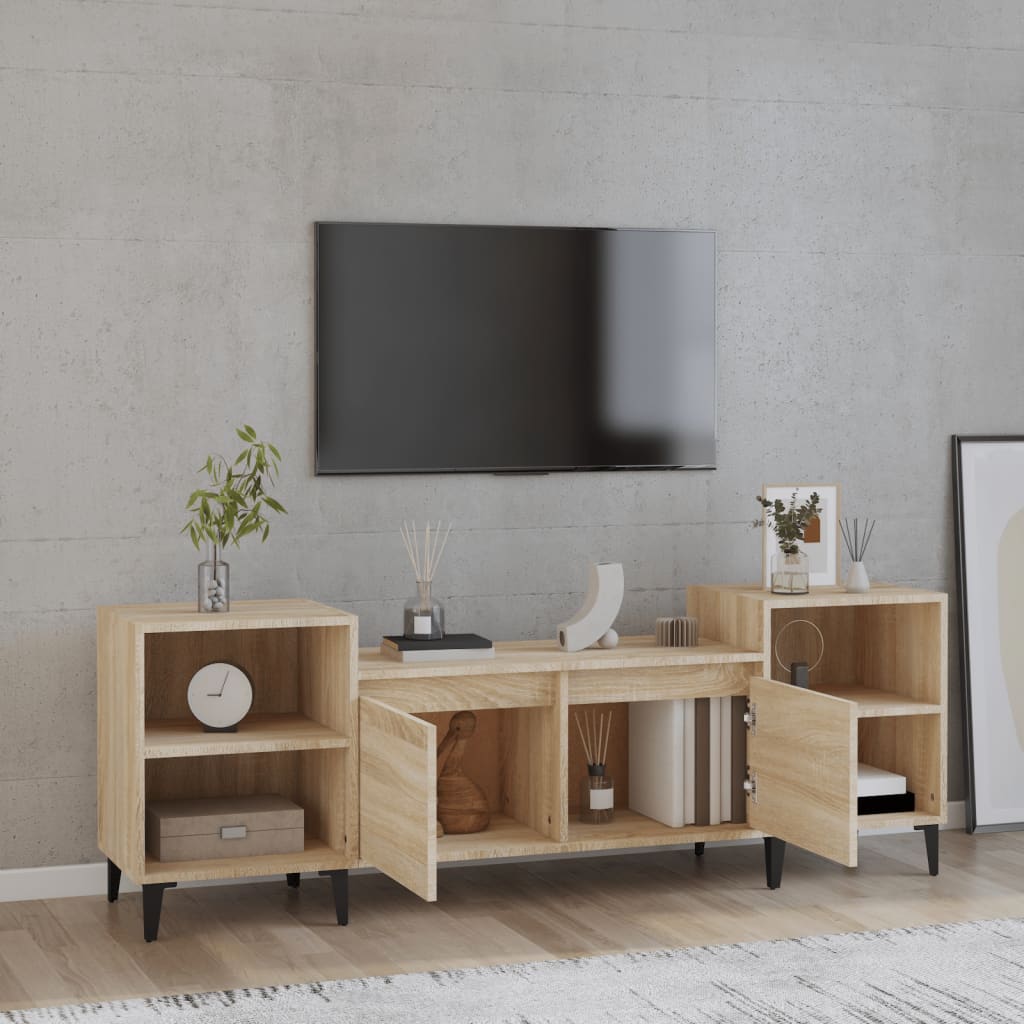 TV-taso Sonoma-tammi 160x35x55 cm tekninen puu - Sisustajankoti.fi