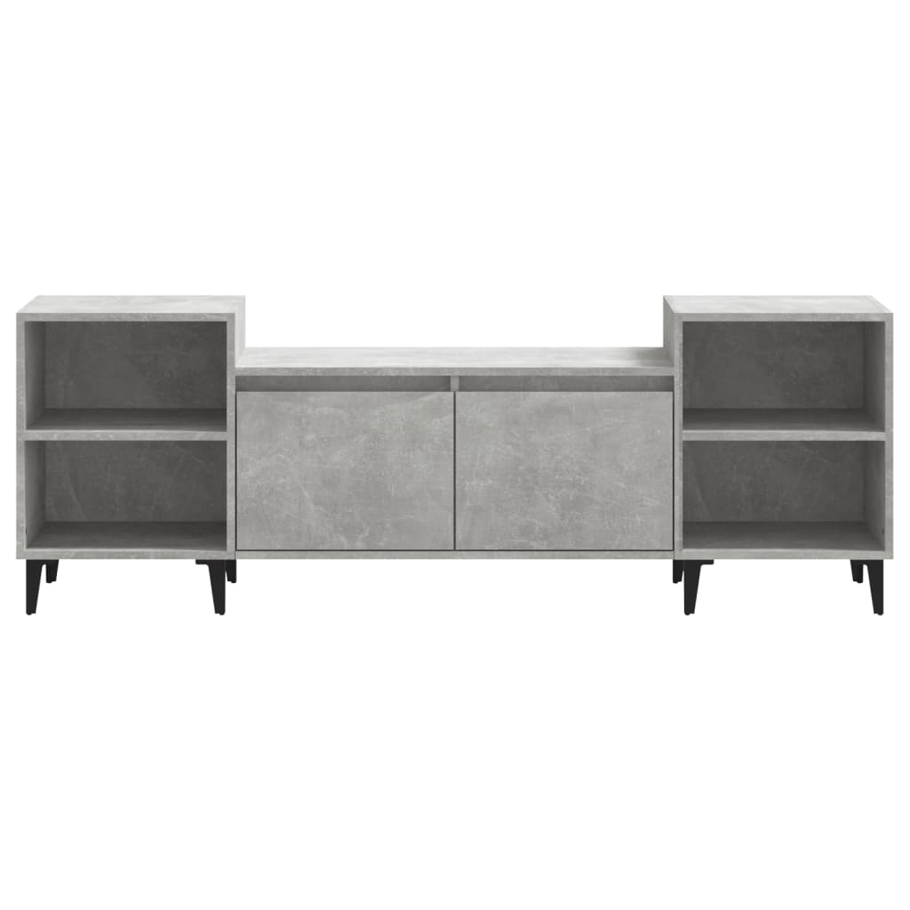 TV-taso betoninharmaa 160x35x55 cm tekninen puu - Sisustajankoti.fi