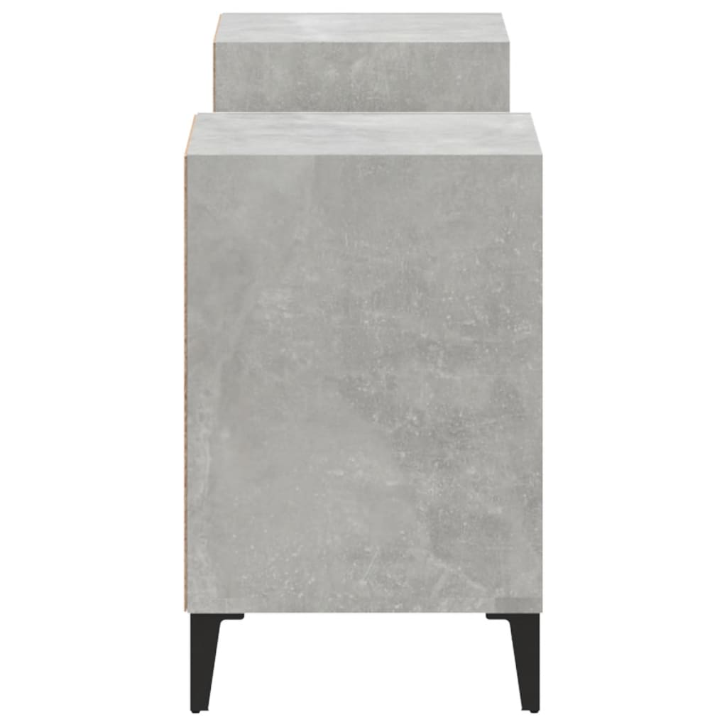 TV-taso betoninharmaa 160x35x55 cm tekninen puu - Sisustajankoti.fi