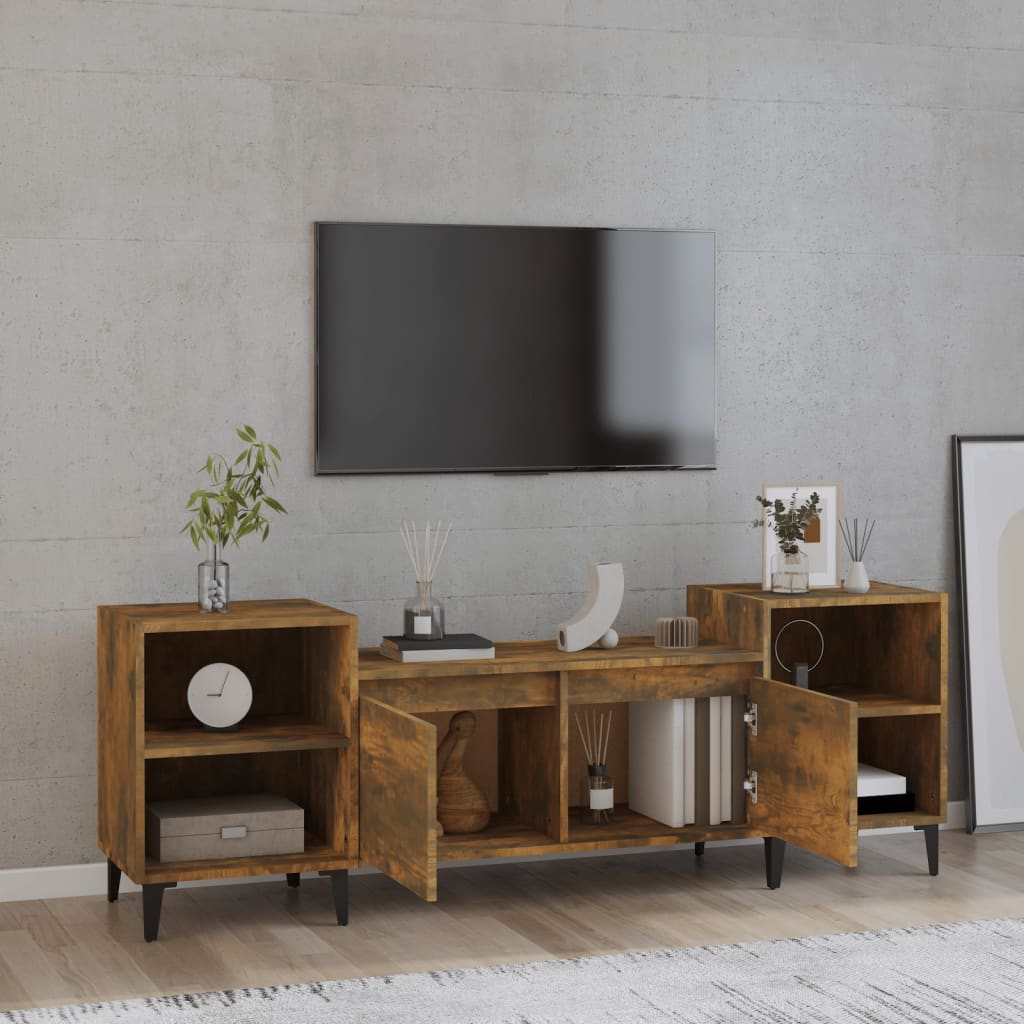 TV-taso savutammi 160x35x55 cm tekninen puu - Sisustajankoti.fi