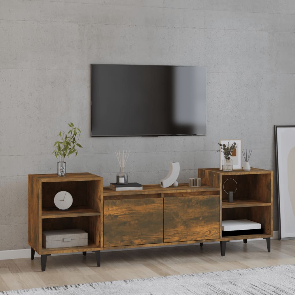 TV-taso savutammi 160x35x55 cm tekninen puu - Sisustajankoti.fi