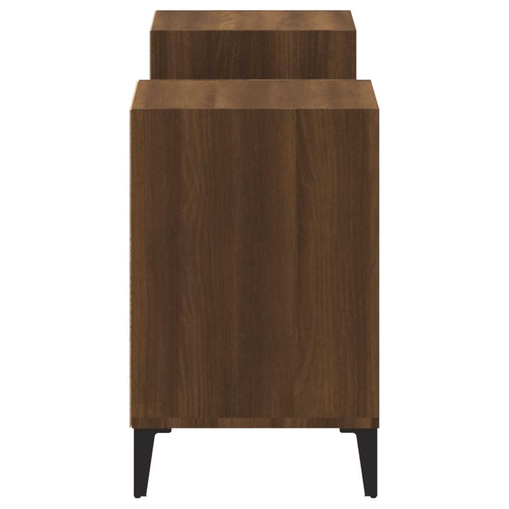 TV-taso ruskea tammi 160x35x55 cm tekninen puu - Sisustajankoti.fi