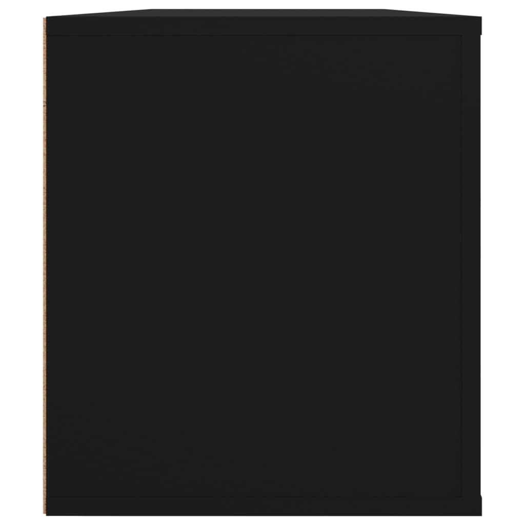 TV-taso musta 100x35x40 cm tekninen puu - Sisustajankoti.fi